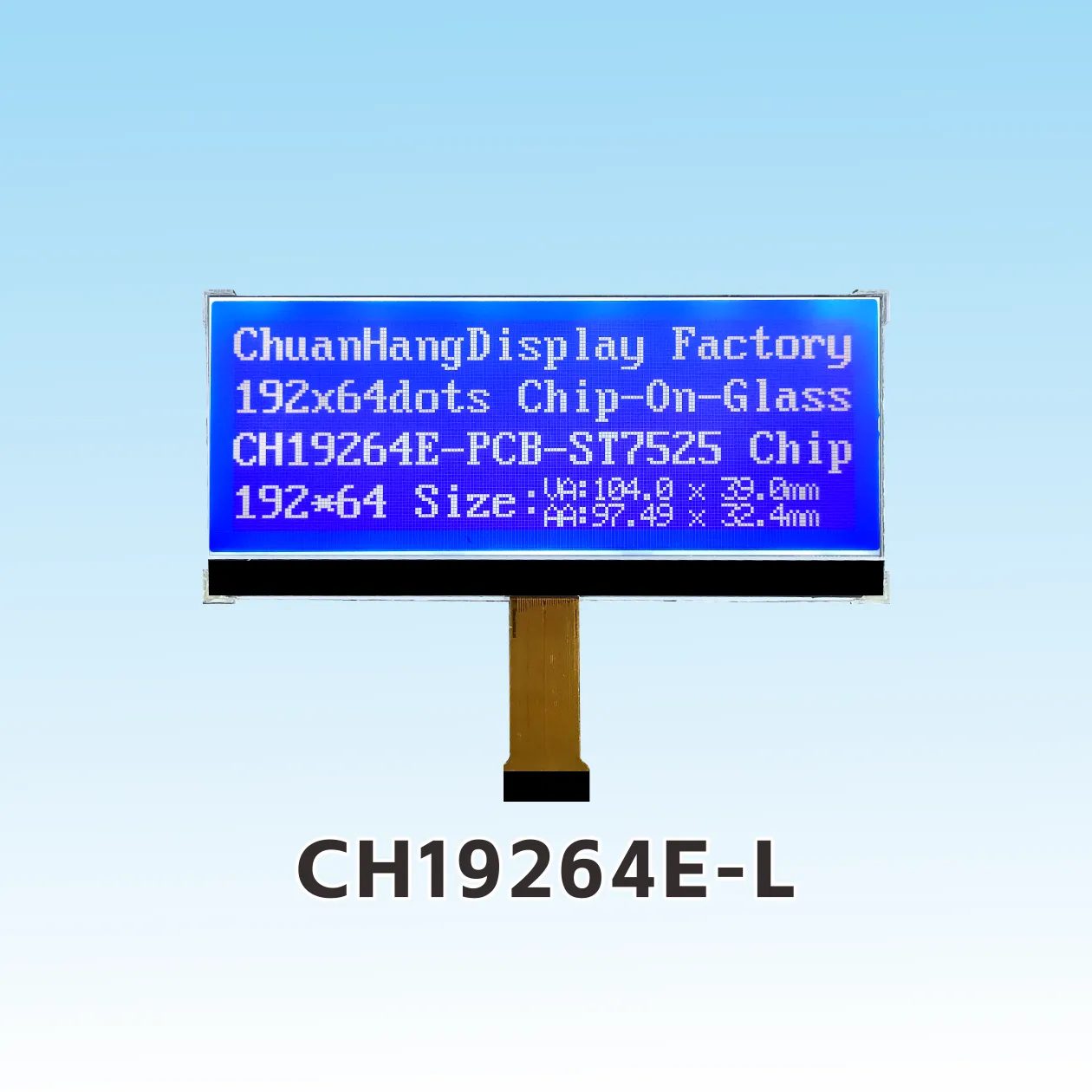 CH19264E-L (Plug-in Ver)  &Eacute;cran LCD Graphique